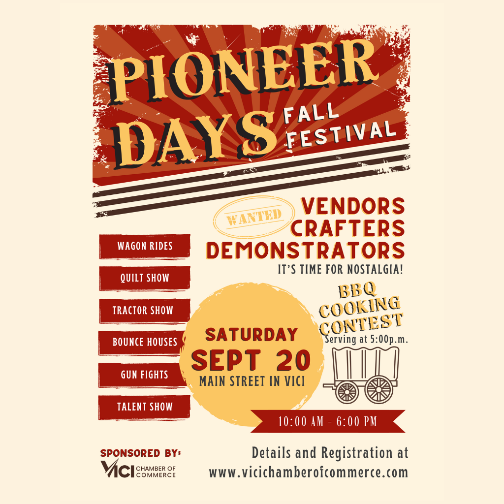 Pioneer Days Fall Festival 2025 T Shirt Vici Oklahoma Vintage Western Graphic Flash Sale